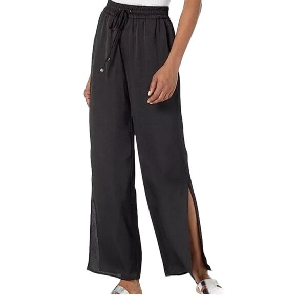 Michael Michael Kors High Side Slit Leg Boho Drawstring Pants NEW Size 2X Plus - Picture 1 of 9